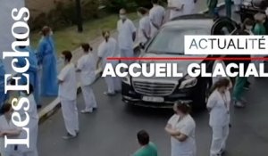 « Haie de déshonneur » pour la Première ministre belge en visite dans un hôpital