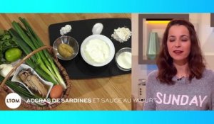 Accras de sardines et sauce au yaourt