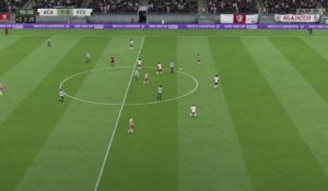 AC Ajaccio - FC Chambly Oise sur FIFA 20 : résumé et buts (L2 - 34e journée)