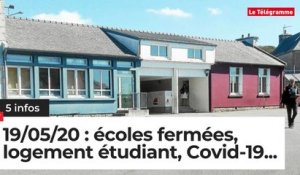 Écoles fermées, logements étudiants et Covid-19... Cinq infos bretonnes du 19 mai