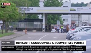 Renault : l'usine de Sandouville a rouvert ses portes