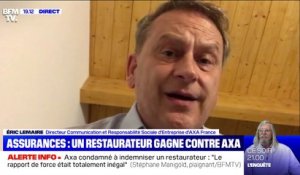 Éric Lemaire (directeur de communication d'Axa France): "Si nous sommes condamnés nous paierons tout ce que nous devons"