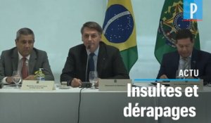 Le président Bolsonaro multiplie les dérapages dans une vidéo embarrassante