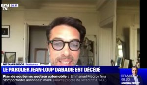 Mort de Jean-Loup Dabadie: Nicolas Bedos souhaite "inciter les gens à fêter un homme génial"