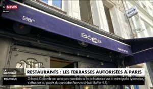 Restaurants : les terrasses autorisées à Paris