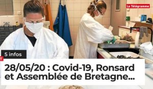 Covid-19, Ronsard et Assemblée de Bretagne... Cinq infos bretonnes du 28 mai