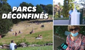 À Paris, le parc des Buttes-Chaumont a rouvert, pour la plus grande joie des Parisiens