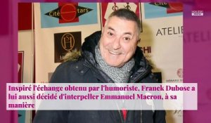 Franck Dubosc : son étonnante demande à Emmanuel Macron