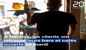 A Rennes, les bars et restaurants ont rouvert