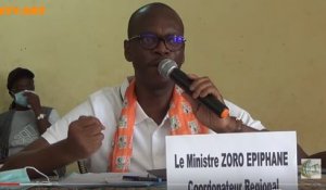 Sinfra: Zoro Épiphane invite les militants RHDP à se faire enrôler "pour une victoire au 1er tour"