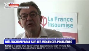 Jean-Luc Mélenchon: "Un syndicat de police qui est capable d'assiéger un siège politique sans que personne ne dise rien, c'est un problème"