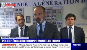 Édouard Philippe: "Nous devons respect et confiance aux forces de l'ordre"