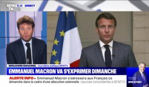 Emmanuel Macron s'adressera ce dimanche aux Français dans le cadre d’une allocution solennelle