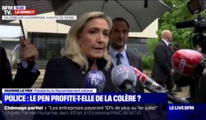 Marine Le Pen: "Les forces de l'ordres sont lâchées par leur hiérarchie politique"