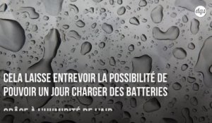 Des scientifiques génèrent une charge électrique en utilisant uniquement l'humidité de l'air