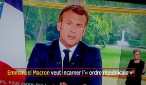 Emmanuel Macron veut incarner l'« ordre républicain »