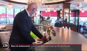 Bars et restaurants : ouverture sans restrictions en Île-de-France