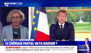 Muriel Pénicaud confirme "qu'il n'y aura pas de changement" du dispositif du chômage partiel au 1er juillet