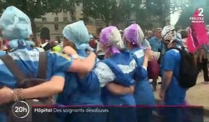 Extrait du JT de 20H sur France 2 sur les manifestations de soignants