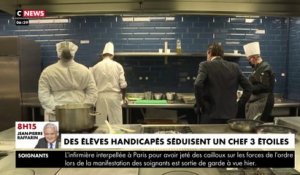 Des élèves handicapés séduisent un chef 3 étoiles