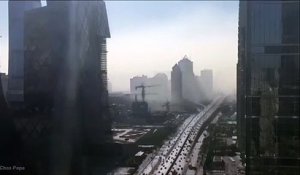 L'incroyable formation d'un nuage de pollution à Pékin