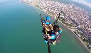 Jouer au backgammon en parapente