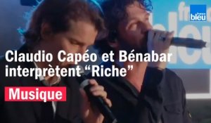 Claudio Capéo invite Bénabar à interpréter "Riche" à l'occasion France Bleu Live spécial Fête de la Musique 2020