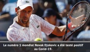 ATP - Djokovic testé positif au Covid-19