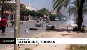 À Tataouine, dans le sud de la Tunisie, la colère des manifestants