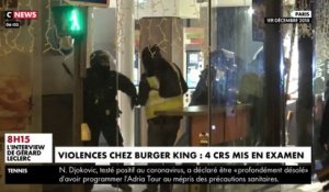 Violences chez Burger King : 4 CRS mis en examen