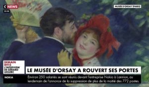 Trois mois après sa fermeture en raison du coronavirus, le musée d’Orsay a rouvert ses portes au public - VIDEO