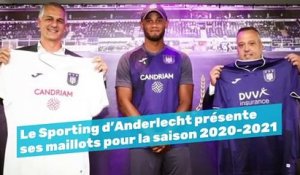 Le Sporting d’Anderlecht présente ses maillots pour la saison 2020-2021