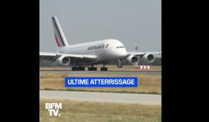 Le dernier vol d'un A380 d'Air France pour les salariés