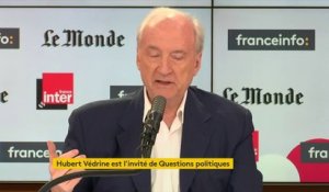 Hubert Védrine : "Les 35h étaient un immense progrès social dans certains domaines, notamment industriels, notamment la première loi. La seconde aurait dû être une option"