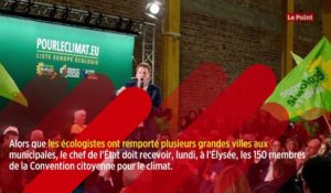Convention climat : Macron veut donner des « réponses fortes » au lendemain de la vague verte