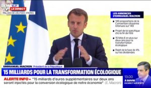 Emmanuel Macron: "La priorité est d'avoir une taxe carbone européenne"