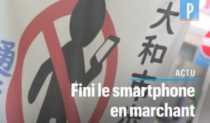 Une ville japonaise interdit l’usage du smartphone en marchant