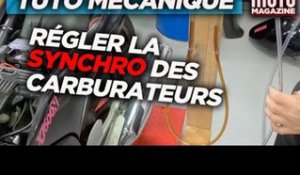 Régler la synchronisation des carburateurs moto - Tuto Mecanique