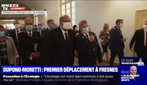 Le nouveau ministre de la Justice Eric Dupond-Moretti se trouve à la prison de Fresnes pour son premier déplacement