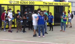 25 jeunes migrants quittent la Grèce pour le Portugal