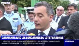Gendarme mortellement fauchée dans le Lot-et-Garonne: "Nous sommes touchés par ce drame", déclare Gérald Darmanin