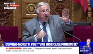 Justice: Eric Dupond-Moretti interpellé au Sénat
