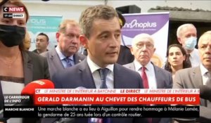Gérald Darmanin : son message de fermeté après la mort du chauffeur de bus à Bayonne (vidéo)