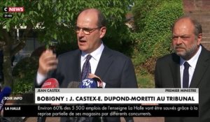 Bobigny : Jean Castex et Éric Dupond-Moretti au tribunal