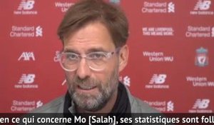 35e j. - Klopp : "Les statistiques de Salah sont complètement folles"