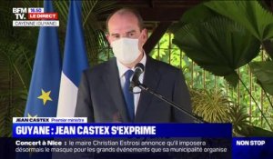 Jean Castex: "Cette visite témoigne de ma volonté forte d'exprimer à la Guyane, la solidarité et le total engagement de la République"