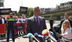 Le président kosovar entendu à La Haye