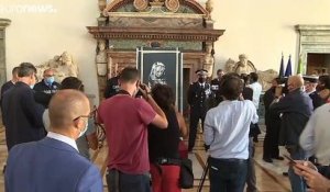 L'Italie a restitué à la France une oeuvre attribuée à Banksy et volée au Bataclan