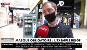 Masque obligatoire : l'exemple belge
