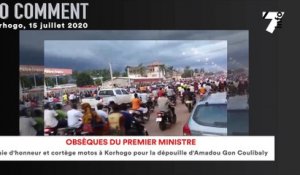 Obsèques du Premier ministre, haie d'honneur et cortège motos à Korhogo pour la dépouille d'Amadou Gon Coulibaly